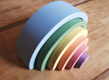 Cargar imagen en el visor de la galería, Arcoiris de madera - Atardecer de verano