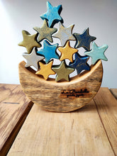 Cargar imagen en el visor de la galería, Luna y estrellas mini - Natural/dorado/príncipe de paz