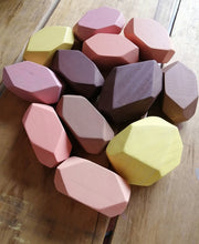 Cargar imagen en el visor de la galería, Set de 12 rocas colección boho pink