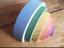 Cargar imagen en el visor de la galería, Arcoiris de madera - Atardecer de verano