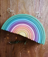 Cargar imagen en el visor de la galería, Arcoiris de madera -Atardecer de primavera