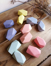 Cargar imagen en el visor de la galería, Set de 12 rocas pastel